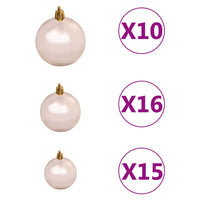 Thumbnail for Künstlicher Weihnachtsbaum mit LEDs & Kugeln 240 cm Grün