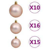 Thumbnail for Künstlicher Weihnachtsbaum mit LEDs & Kugeln 240 cm Grün
