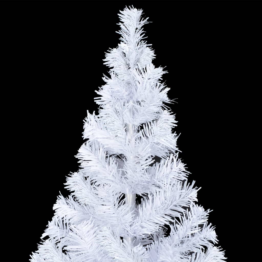 Künstlicher Weihnachtsbaum mit LEDs & Kugeln 210 cm 910 Zweige