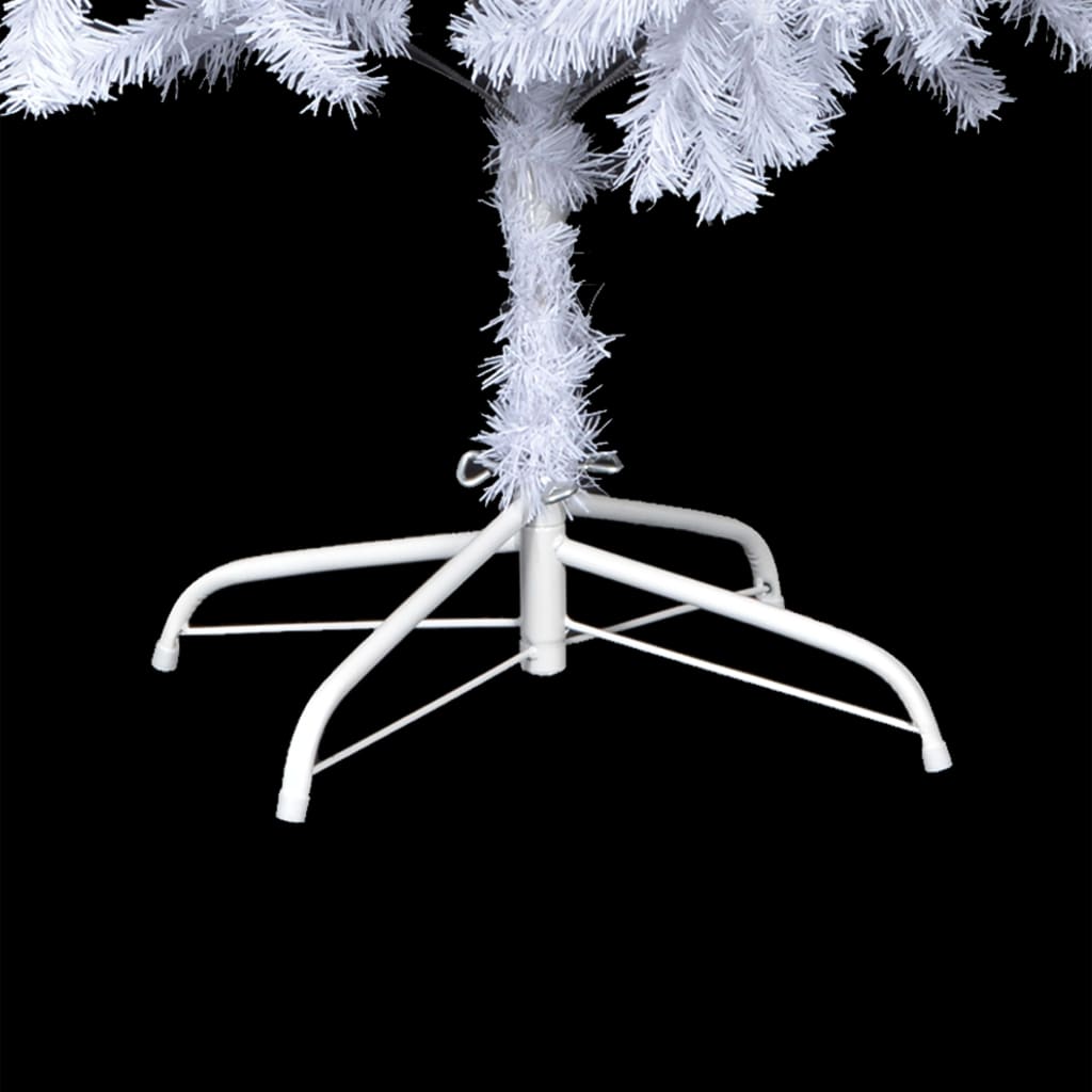 Künstlicher Weihnachtsbaum mit LEDs & Kugeln 210 cm 910 Zweige