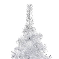 Thumbnail for Künstlicher Weihnachtsbaum mit LEDs & Kugeln Silbern 180cm PET