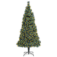 Thumbnail for Künstlicher Weihnachtsbaum mit LEDs & Ständer Grün 240 cm PET