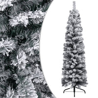 Thumbnail for Künstlicher Weihnachtsbaum Schlank mit LEDs & Kugeln Grün 240cm