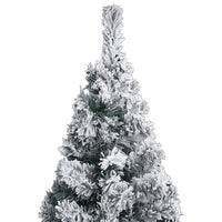 Thumbnail for Künstlicher Weihnachtsbaum Schlank mit LEDs & Kugeln Grün 240cm