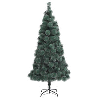 Thumbnail for Künstlicher Weihnachtsbaum LEDs & Kugeln Grün 120 cm PVC & PE