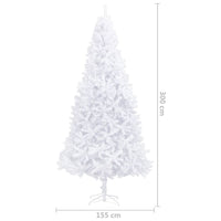 Thumbnail for Künstlicher Weihnachtsbaum mit LEDs & Kugeln 300 cm Weiß