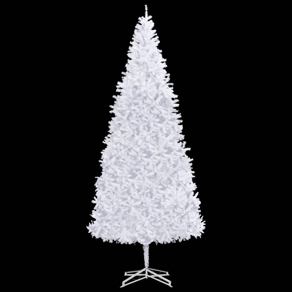 Künstlicher Weihnachtsbaum mit LEDs & Kugeln 500 cm Weiß