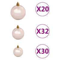 Thumbnail for Künstlicher Weihnachtsbaum LEDs & Kugeln Beschneit Grün 400 cm