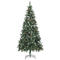 Thumbnail for Künstlicher Weihnachtsbaum mit LEDs, Kugeln & Zapfen 210 cm