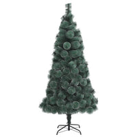 Thumbnail for Künstlicher Weihnachtsbaum LEDs & Kugeln Grün 150 cm PVC & PE