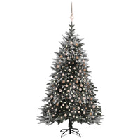 Thumbnail for Künstlicher Weihnachtsbaum LEDs & Kugeln Beschneit 240cm PVC PE