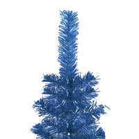 Thumbnail for Schlanker Weihnachtsbaum mit LEDs & Kugeln Blau 240 cm
