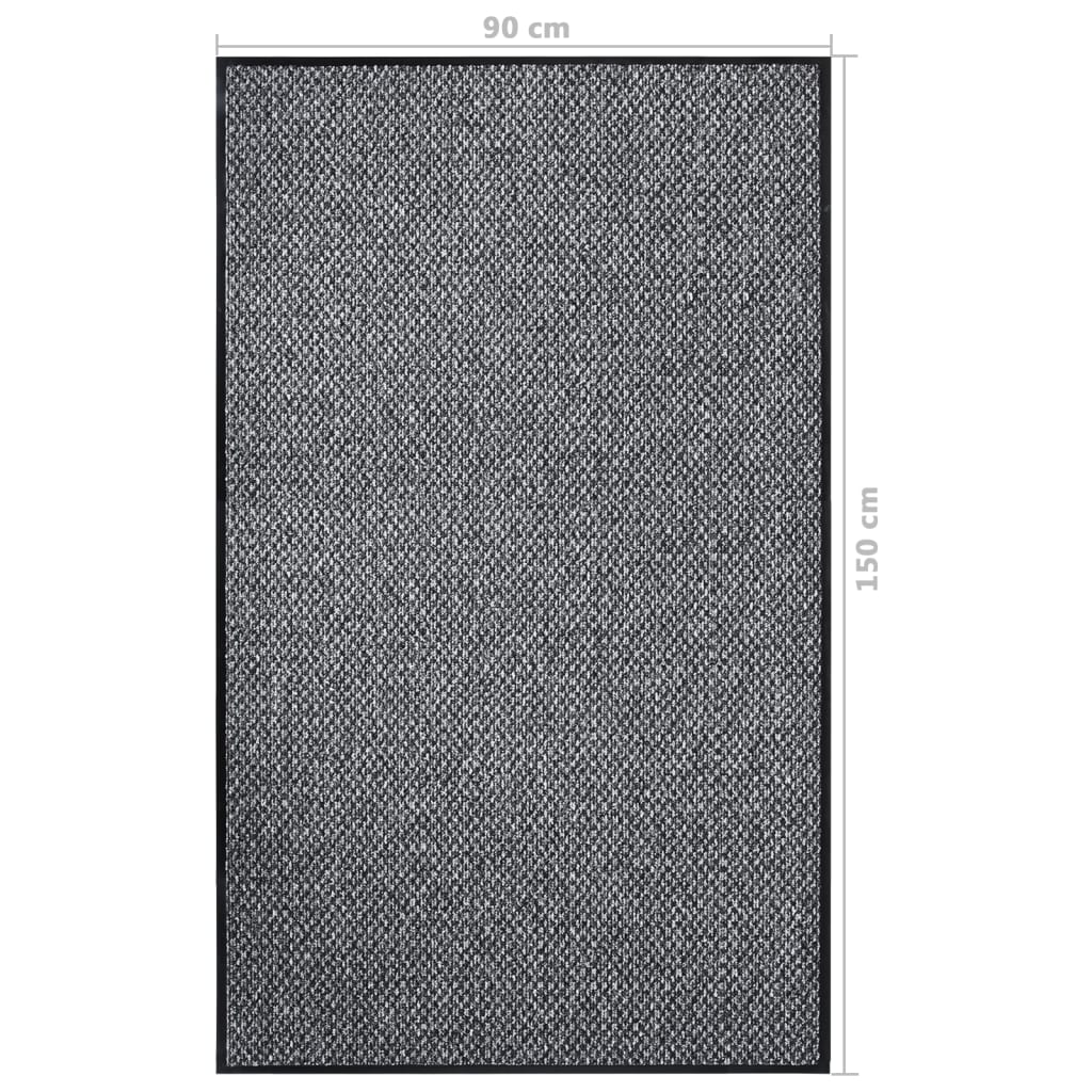 Fußmatte Grau 90x150 cm