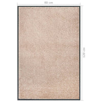 Thumbnail for Fußmatte Beige 80x120 cm