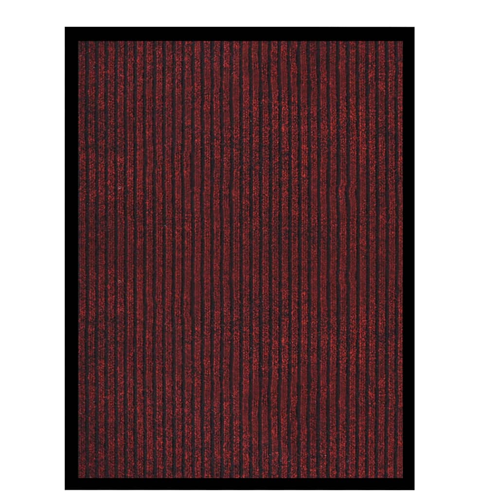 Fußmatte Gestreift Rot 60x80 cm