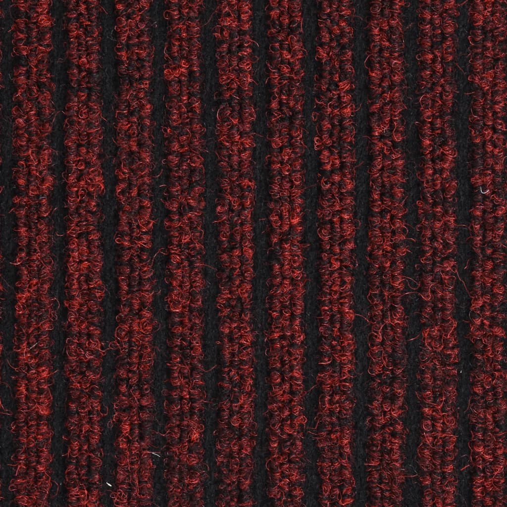 Fußmatte Gestreift Rot 60x80 cm