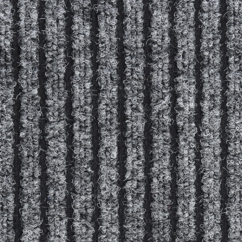 Fußmatte Gestreift Grau 60x80 cm