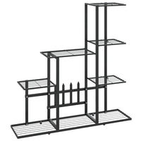 Thumbnail for Blumenständer 94,5x25x88 cm Schwarz Metall