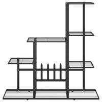 Thumbnail for Blumenständer 94,5x25x88 cm Schwarz Metall
