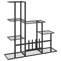 Thumbnail for Blumenständer 94,5x25x88 cm Schwarz Metall