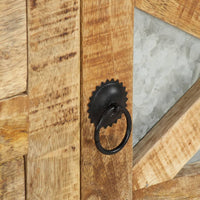 Thumbnail for TV-Schrank 110x30x45 cm Raues Mangoholz