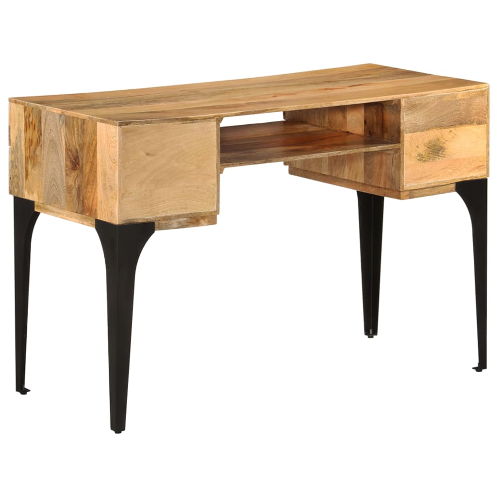 Schreibtisch 110x50x76 cm Massivholz Mango