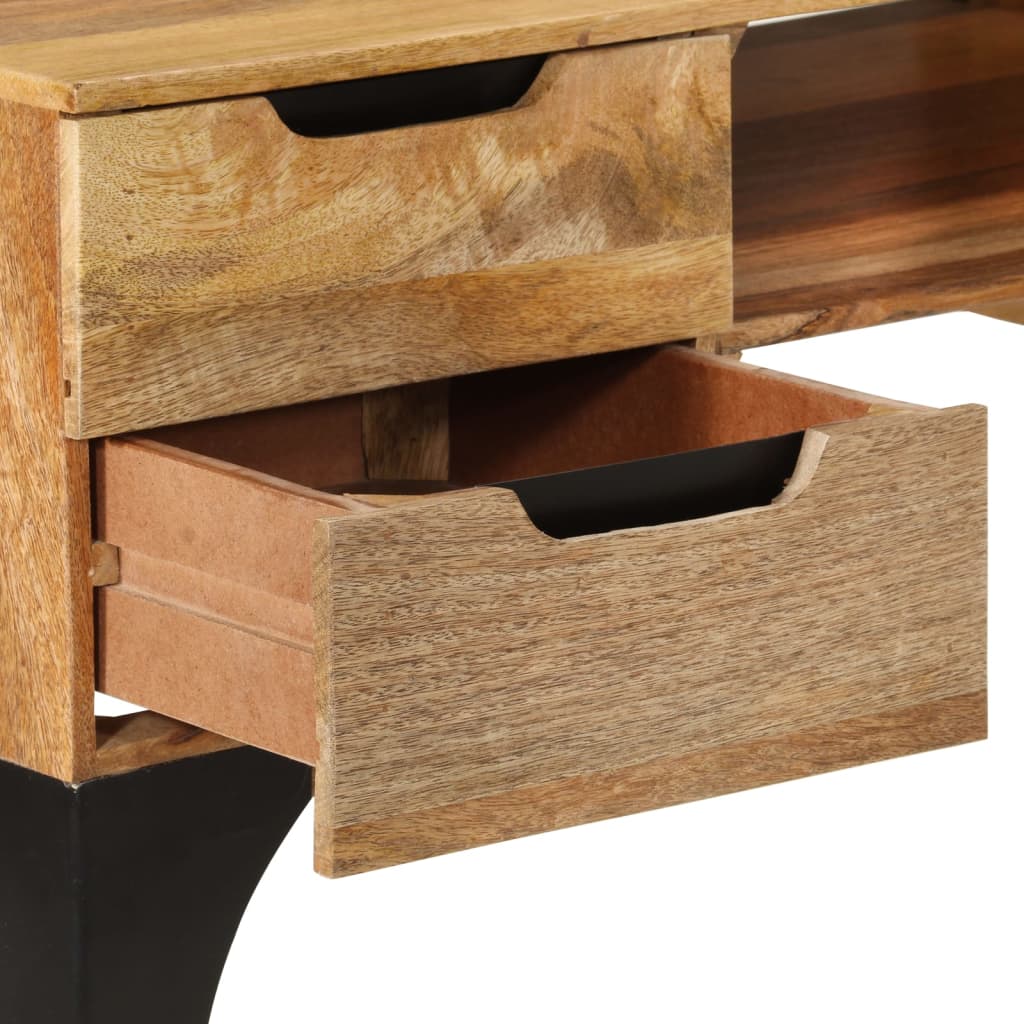 Schreibtisch 110x50x76 cm Massivholz Mango