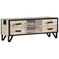 Thumbnail for TV-Schrank 110x30x41 cm Massivholz Akazie