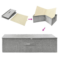 Thumbnail for Aufbewahrungsbox Stoff 70x40x18 cm Grau