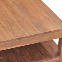 Thumbnail for Couchtisch 68x67x35 cm Massivholz Teak