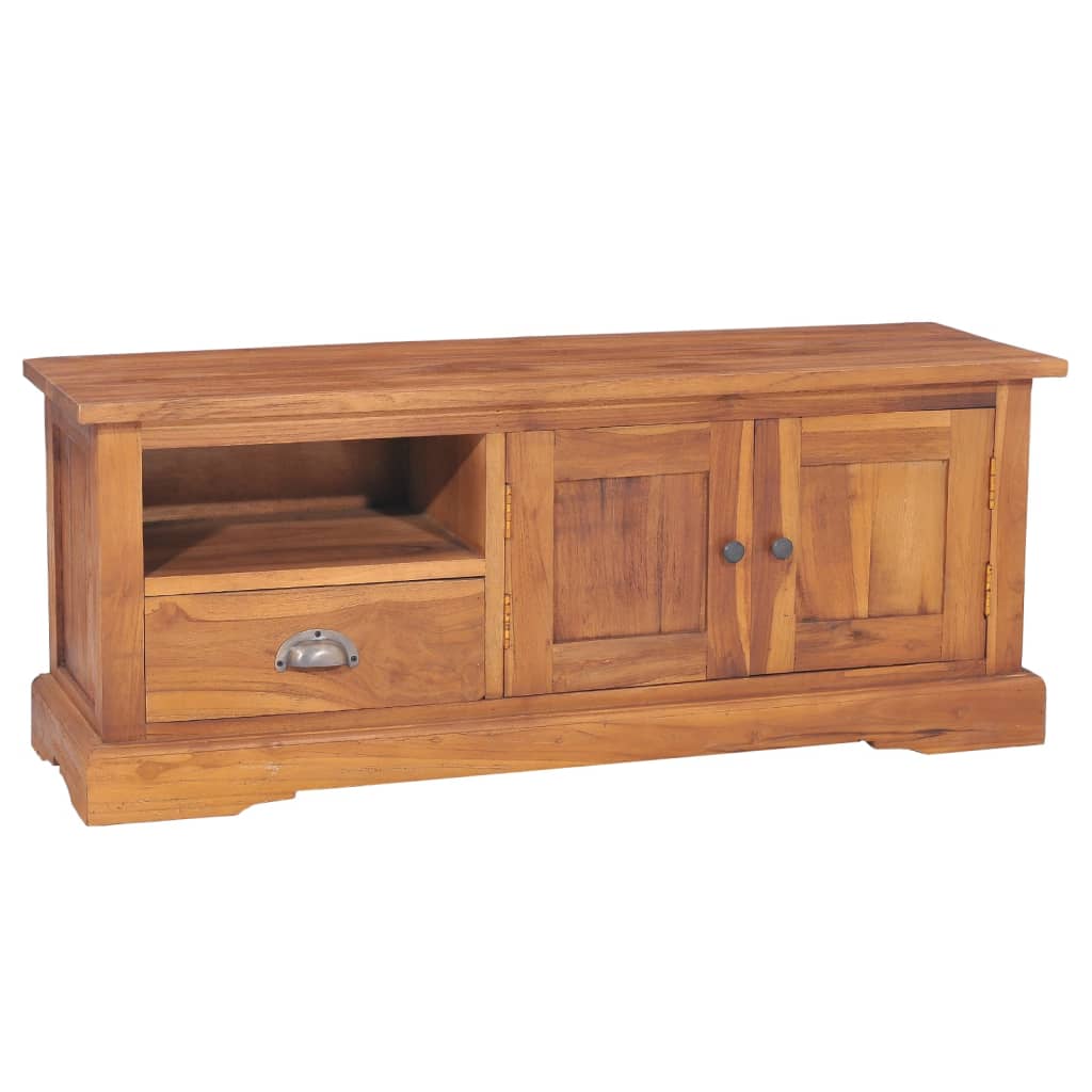 TV-Schrank 100x30x40 cm Teak Massivholz