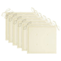 Thumbnail for Gartenstühle mit Kissen 6 Stk. Massivholz Akazie