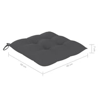 Thumbnail for Klappbare Gartenstühle 8 Stk. mit Kissen Massivholz Akazie