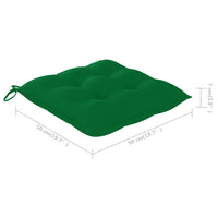 Thumbnail for Garten-Essstühle 4 Stk. mit Kissen Massivholz Akazie