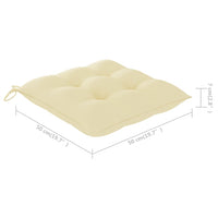 Thumbnail for Garten-Essstühle 8 Stk. mit Kissen Massivholz Akazie