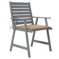 Thumbnail for Garten-Essstühle mit Kissen 4 Stk. Massivholz Akazie