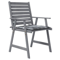 Thumbnail for Garten-Essstühle mit Kissen 4 Stk. Massivholz Akazie