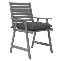 Thumbnail for Garten-Essstühle mit Kissen 4 Stk. Massivholz Akazie