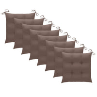 Thumbnail for Garten-Essstühle mit Kissen 8 Stk. Massivholz Akazie