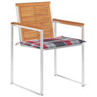 Thumbnail for Gartenstühle 4 Stk. mit Kissen Massivholz Akazie