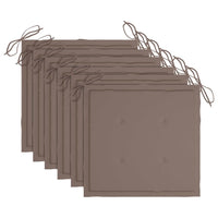 Thumbnail for Gartenstühle 6 Stk. mit Kissen Massivholz Akazie