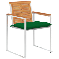 Thumbnail for Gartenstühle 6 Stk. mit Kissen Massivholz Akazie