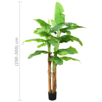 Thumbnail for Künstlicher Bananenbaum mit Topf 300 cm Grün