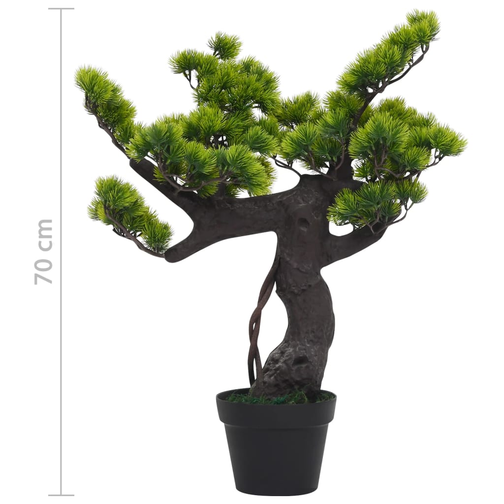 Künstlicher Bonsai Pinus mit Topf 70 cm Grün