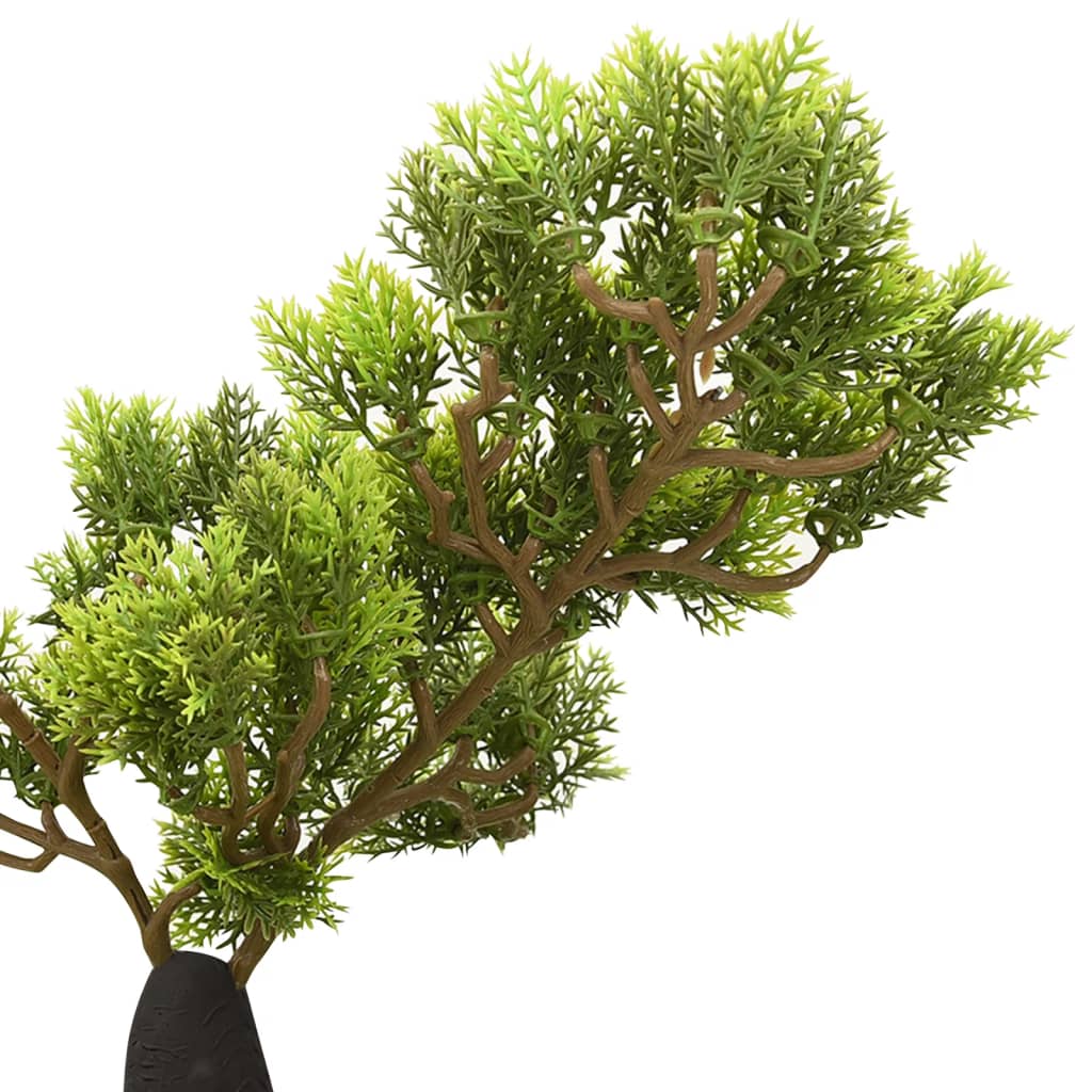 Künstlicher Bonsai Zypresse mit Topf 60 cm Grün