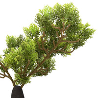Thumbnail for Künstlicher Bonsai Zypresse mit Topf 60 cm Grün