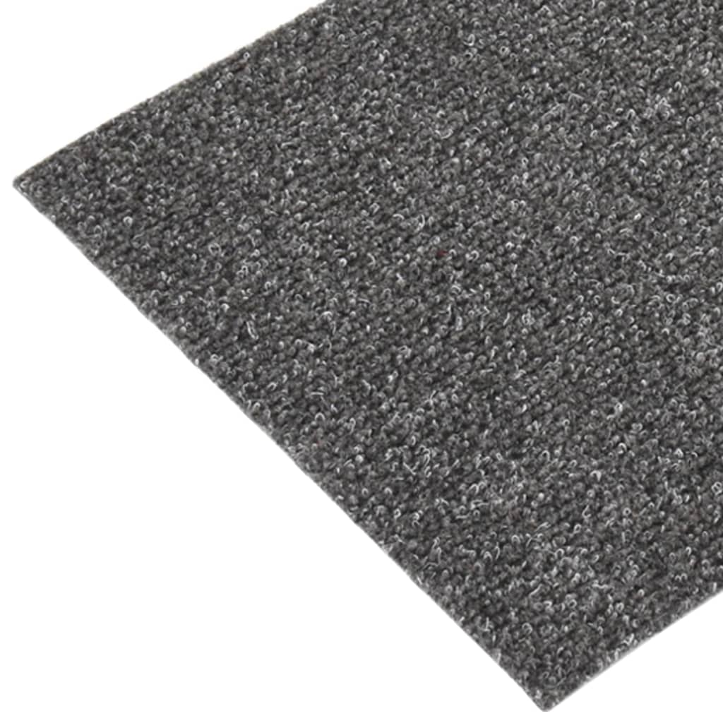 Selbstklebende Treppenmatten 15 Stk. 60x25 cm Graubraun