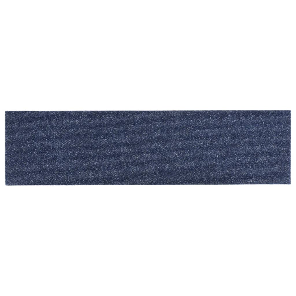 Selbstklebende Treppenmatten 15 Stk. 76x20 cm Graublau