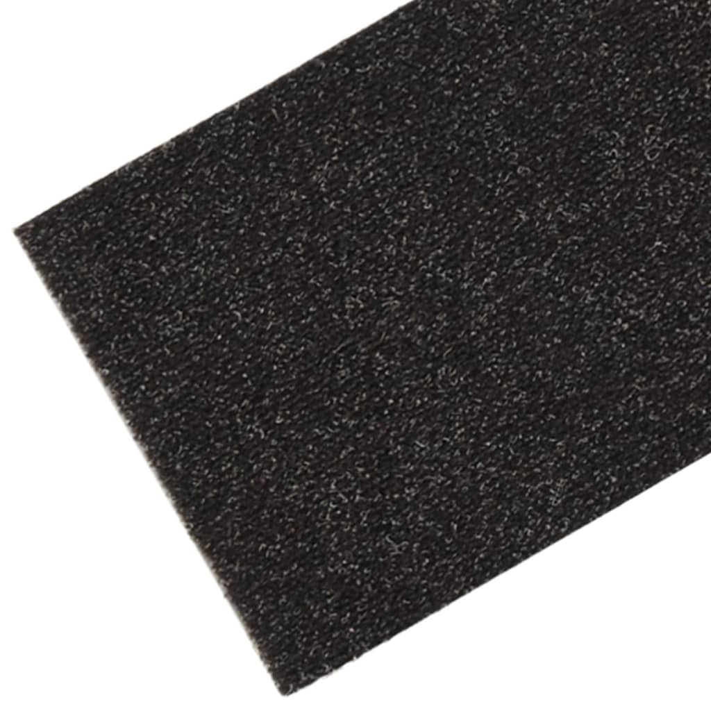 Selbstklebende Treppenmatten 15 Stk. Rechteckig 76x20 cm Braun