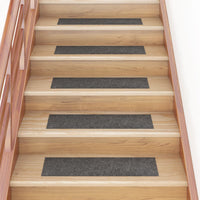 Thumbnail for Selbstklebende Treppenmatten 15 Stk. 76x20 cm Graubraun